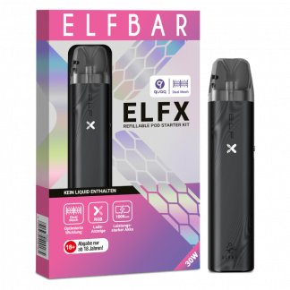 Elfbar - Elfx E-Zigaretten Set schwarz