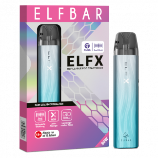 Elfbar - Elfx E-Zigaretten Set silber-blau