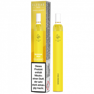 Elfbar - T600 Einweg E-Zigarette - Banana Milk 20 mg/ml