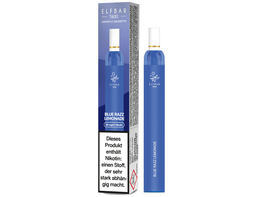 Elfbar - T600 Einweg E-Zigarette - Blue Razz Lemonade 20 mg/ml