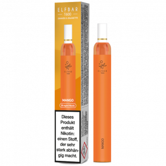 Elfbar - T600 Einweg E-Zigarette - Mango 20 mg/ml