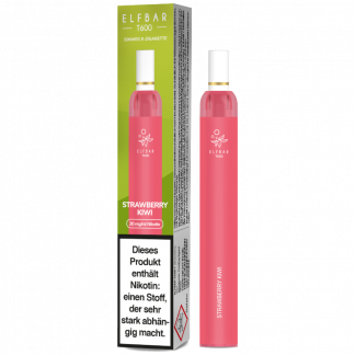 Elfbar - T600 Einweg E-Zigarette - Strawberry Kiwi 20 mg/ml