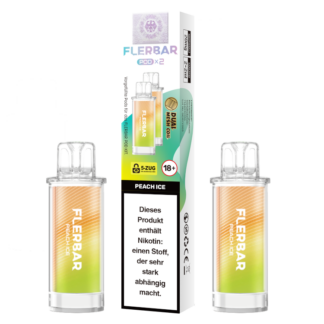 Flerbar - POD Peach lce 20 mg/ml (2 Stück pro Packung)