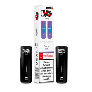 IVG - AIR Pod Grape Ice 20 mg/ml (2 Stück pro Packung)