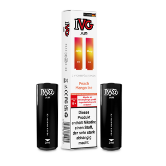 IVG - AIR Pod Peach Mango Ice 20 mg/ml (2 Stück pro Packung)