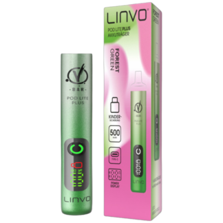 Linvo - Pod Lite Plus Akku 500 mAh grün 10er Packung