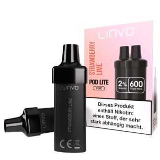 Linvo - Pod Lite Cartridge Strawberry Lime 20 mg/ml (2 Stück pro Packung)