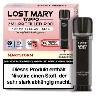 Lost Mary - Tappo Pod Marystorm 20 mg/ml (2 Stück pro Packung)