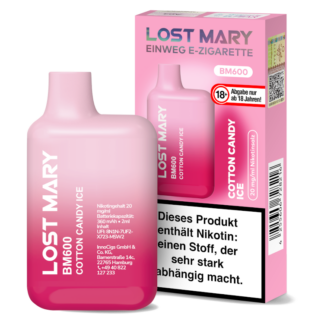 Lost Mary - BM600 Einweg E-Zigarette - Cotton Candy Ice 20 mg/ml
