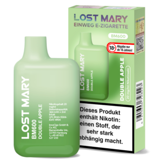 Lost Mary - BM600 Einweg E-Zigarette - Double Apple 20 mg/ml