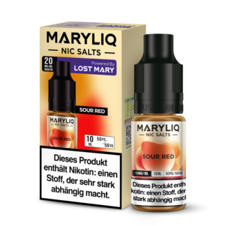 MARYLIQ - Sour Red - Nikotinsalz Liquid 20 mg/ml