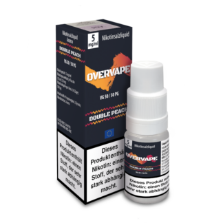 Overvape - Double Peach - Nikotinsalz Liquid 5 mg/ml