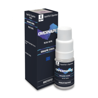 Overvape - Grape Cool - Nikotinsalz Liquid 0 mg/ml