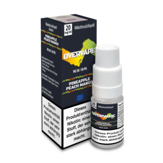 Overvape - Pineapple Peach Mango - Nikotinsalz Liquid 20 mg/ml