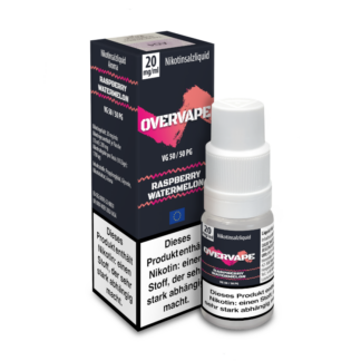 Overvape - Raspberry Watermelon - Nikotinsalz Liquid 20 mg/ml