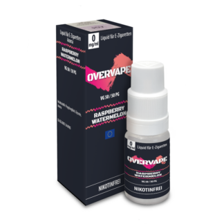 Overvape - Raspberry Watermelon - Nikotinsalz Liquid 0 mg/ml