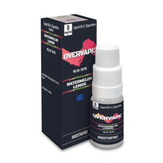 Overvape - Watermelon Lemon - Nikotinsalz Liquid 0 mg/ml