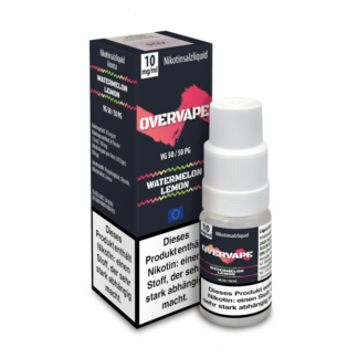 Overvape - Watermelon Lemon - Nikotinsalz Liquid 10 mg/ml