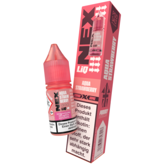 Pod Salt - NexLiq - Aqua Strawberry Nikotinsalz Liquid 20 mg/ml