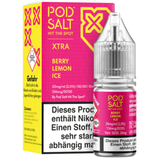 Pod Salt X - Berry Lemon Ice - Nikotinsalz Liquid 20 mg/ml