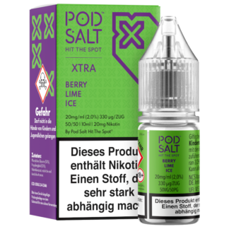 Pod Salt X - Berry Lime Ice - Nikotinsalz Liquid 20 mg/ml