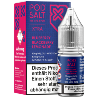 Pod Salt X - Blueberry Blackberry Lemonade - Nikotinsalz Liquid 10 mg/ml