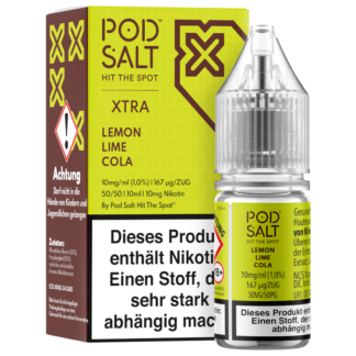 Pod Salt X - Lemon Lime Cola - Nikotinsalz Liquid 10 mg/ml