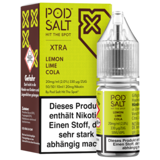 Pod Salt X - Lemon Lime Cola - Nikotinsalz Liquid 20 mg/ml