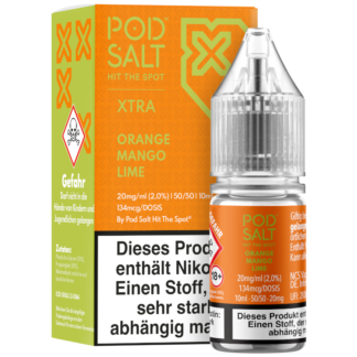 Pod Salt X - Orange Mango Lime - Nikotinsalz Liquid 20 mg/ml