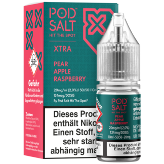 Pod Salt X - Pear Apple Raspberry - Nikotinsalz Liquid 20 mg/ml