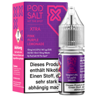 Pod Salt X - Pink Purple Lemonade - Nikotinsalz Liquid 10 mg/ml