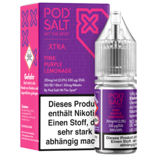 Pod Salt X - Pink Purple Lemonade - Nikotinsalz Liquid 20 mg/ml 100er Packung