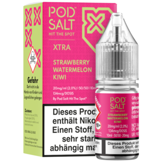 Pod Salt X - Strawberry Watermelon Kiwi - Nikotinsalz Liquid 20 mg/ml
