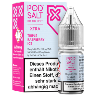 Pod Salt X - Triple Raspberry Ice - Nikotinsalz Liquid 10 mg/ml