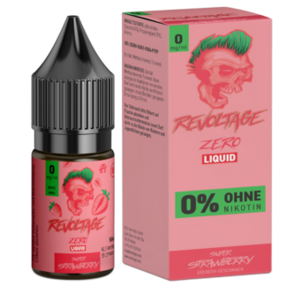 Revoltage - Super Strawberry - Hybrid Nikotinsalz Liquid 0 mg/ml