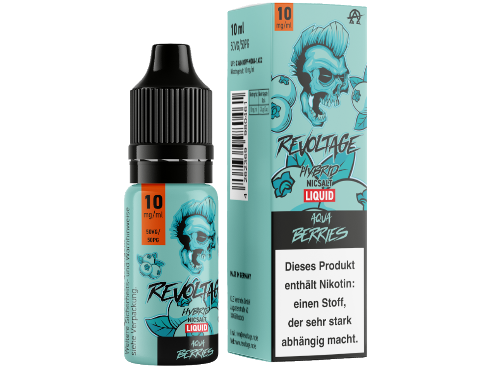 Revoltage - Aqua Berries - Hybrid Nikotinsalz Liquid 10 mg/ml