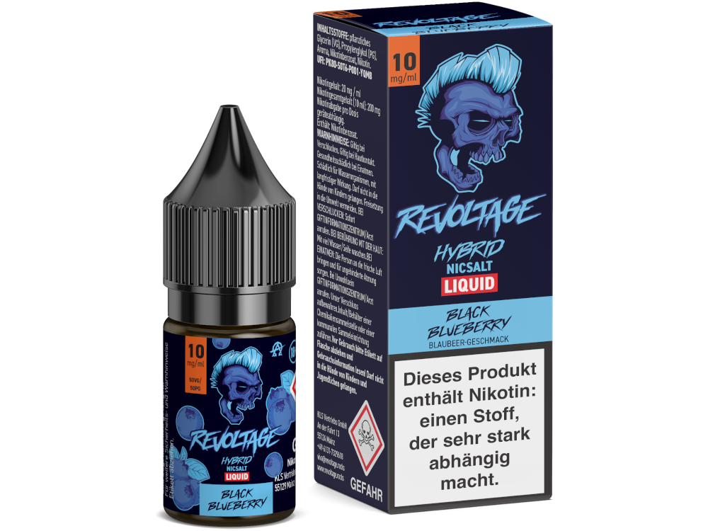 Revoltage - Black Blueberry - Hybrid Nikotinsalz Liquid 10 mg/ml