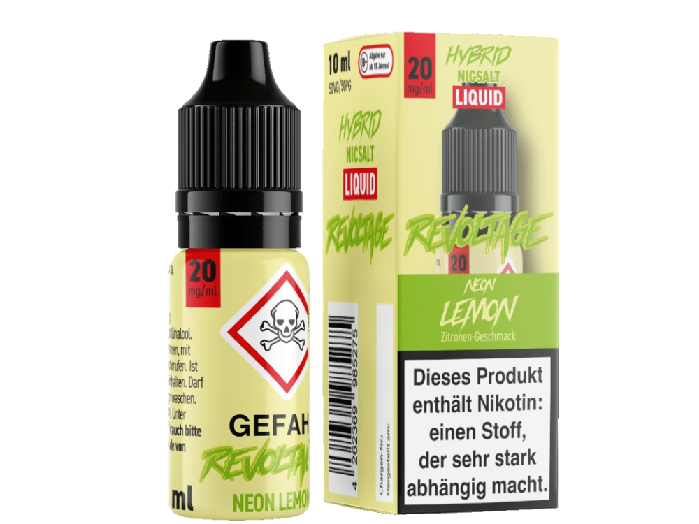 Revoltage - Neon Lemon - Hybrid Nikotinsalz Liquid 20 mg/ml