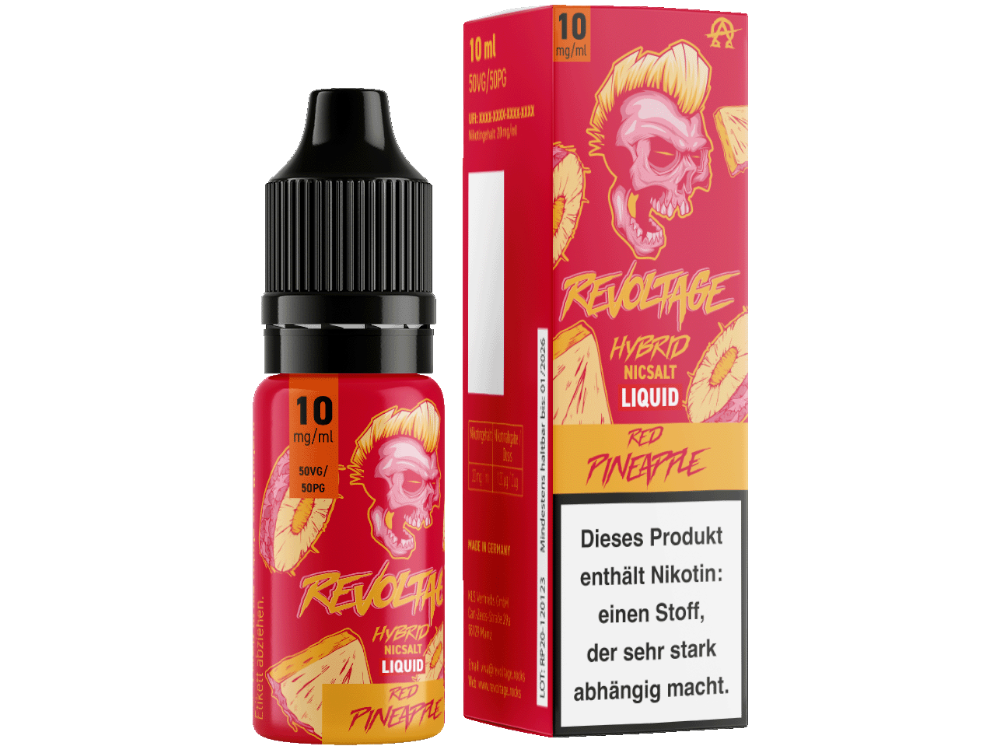 Revoltage - Red Pineapple - Hybrid Nikotinsalz Liquid 10 mg/ml 15er Packung