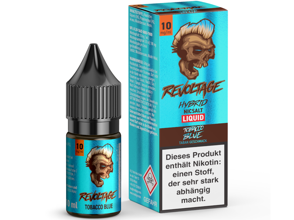 Revoltage - Tobacco Blue - Hybrid Nikotinsalz Liquid 10 mg/ml 15er Packung
