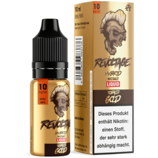 Revoltage - Tobacco Gold - Hybrid Nikotinsalz Liquid 10 mg/ml 15er Packung