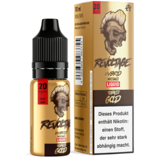 Revoltage - Tobacco Gold - Hybrid Nikotinsalz Liquid 20 mg/ml 15er Packung