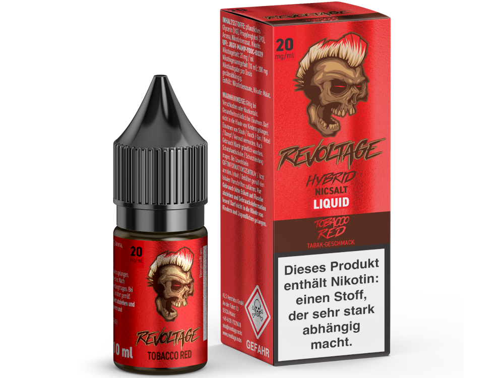 Revoltage - Tobacco Red - Hybrid Nikotinsalz Liquid 20 mg/ml 15er Packung