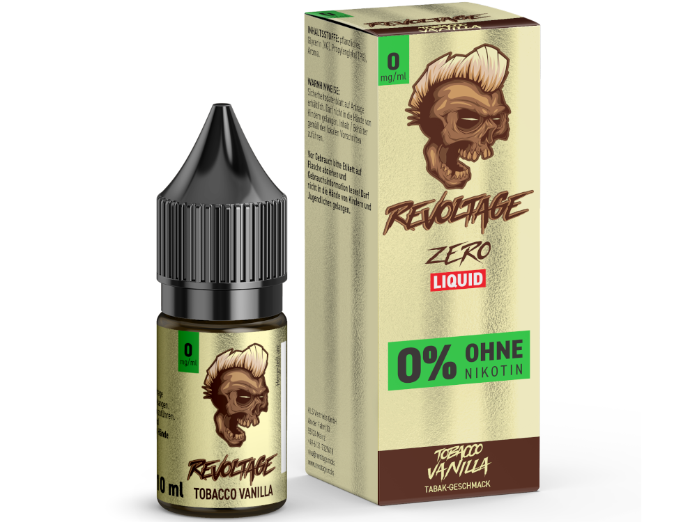 Revoltage - Tobacco Vanilla - Hybrid Nikotinsalz Liquid 0 mg/ml