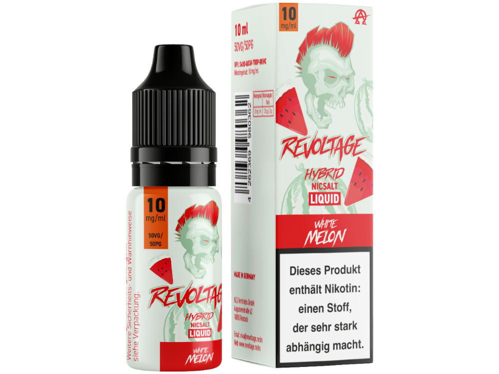 Revoltage - White Melon - Hybrid Nikotinsalz Liquid 10 mg/ml 15er Packung