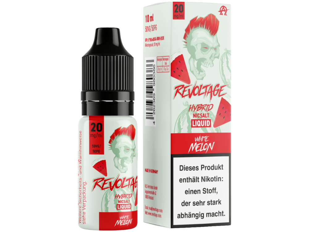 Revoltage - White Melon - Hybrid Nikotinsalz Liquid 20 mg/ml 15er Packung