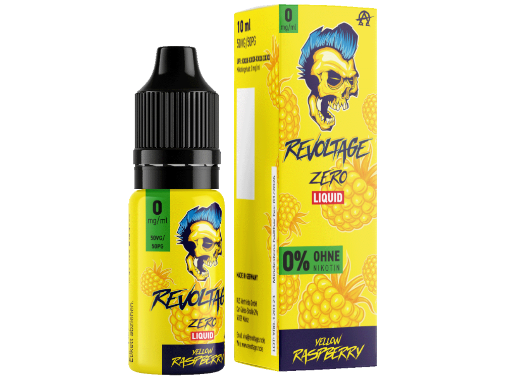 Revoltage - Yellow Raspberry - Hybrid Nikotinsalz Liquid 0 mg/ml