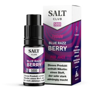 Salt Club - 5000 - Blue Razz Berry Nikotinsalz Liquid 20 mg/ml