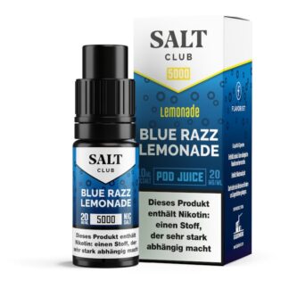 Salt Club - 5000 - Blue Razz Lemonade Nikotinsalz Liquid 20 mg/ml