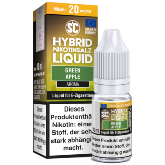 SC - Green Apple - Hybrid Nikotinsalz Liquid 20 mg/ml 10er Packung